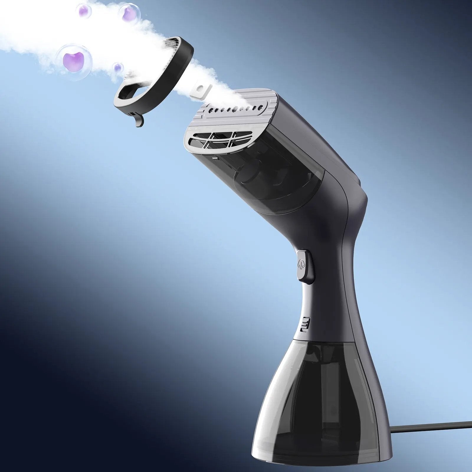 Morus V3 吸着式衣類スチーマー 真空吸着式スチームアイロン 香り付け機能 ピタッとシワ伸ばし 除菌・脱臭・花粉ケア対応 350ml 大容量タンク 自立式設計 アイロン台不要 PSE認証済 - 株式会社モルス